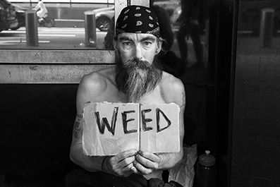 Homeless : Street Life : New York : Personal Photo Projects : Photos : Richard Moore : Photographer